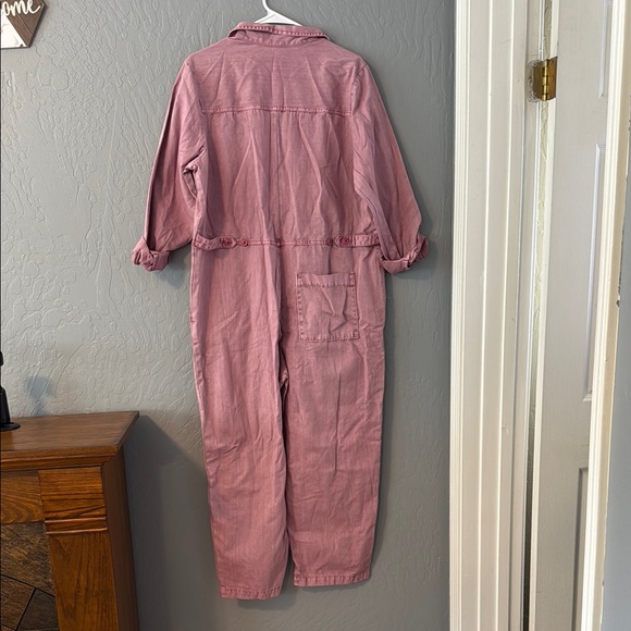 Universal Thread Pink Corduroy Jumpsuit Relaxed Fit - Picture 8 of 9